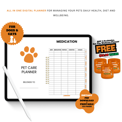 Pawvive Pet Wellness Planner