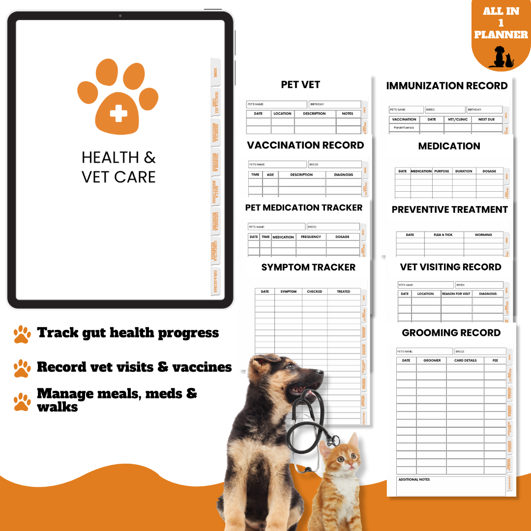 Pawvive Pet Wellness Planner