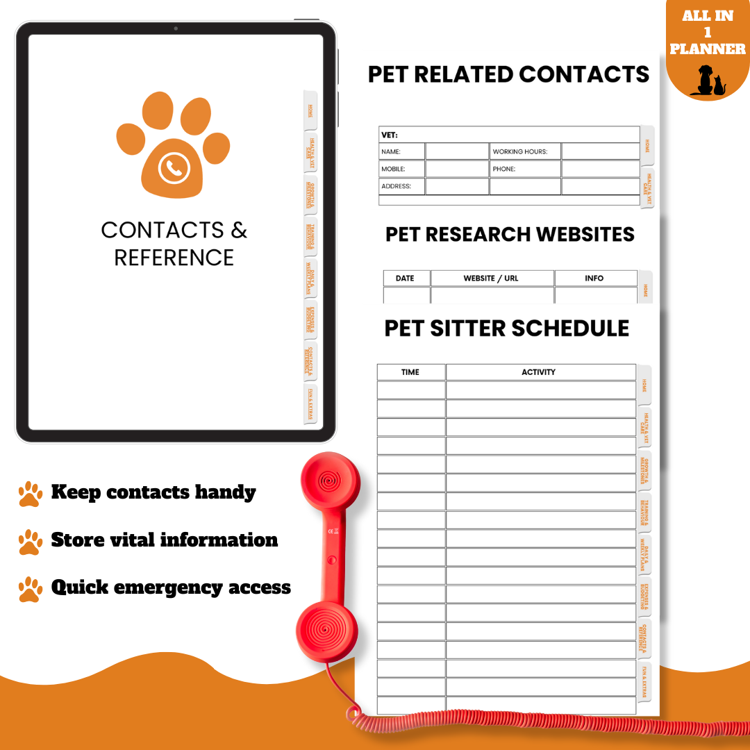 Pawvive Pet Wellness Planner