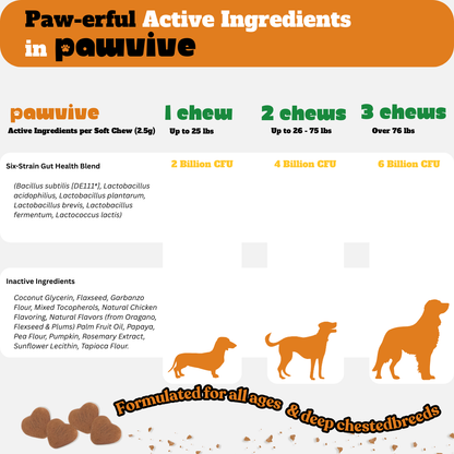 Pawvive Bloat Defense Chews
