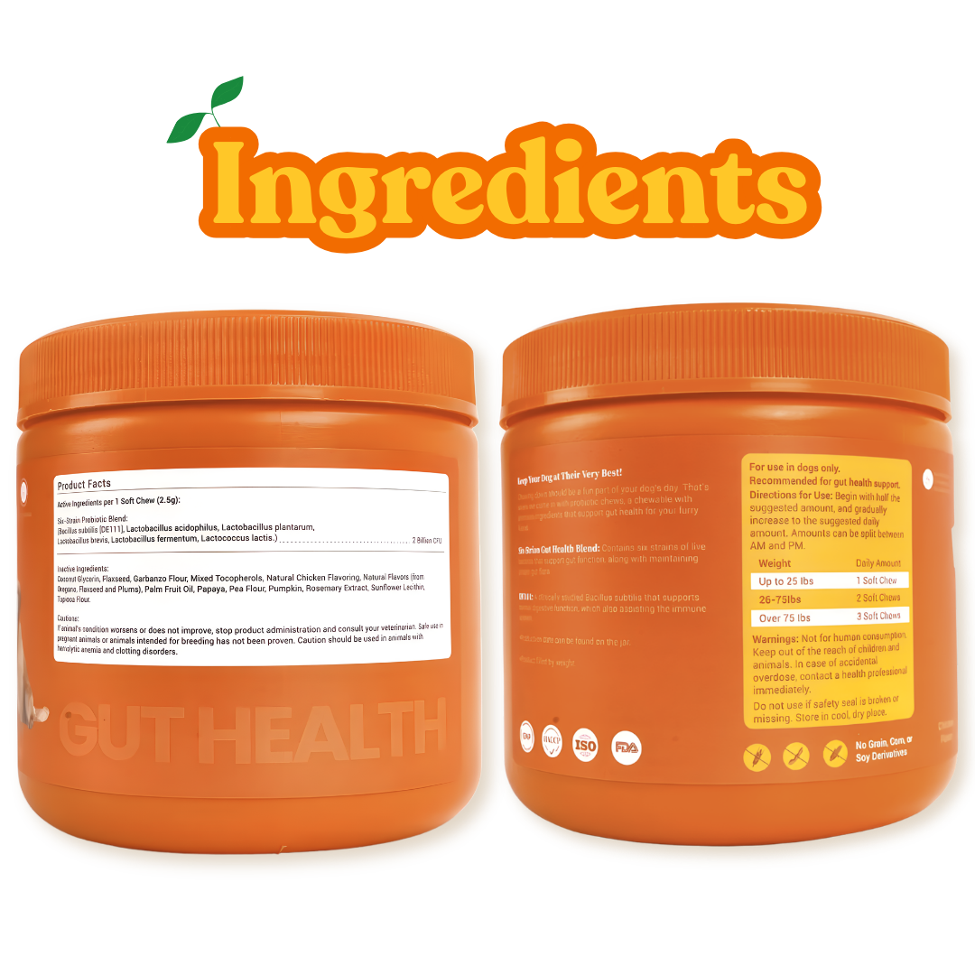 Probiotic + Digestive Enzyme Bloat Chews